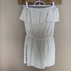 Aerie pin stripe romper